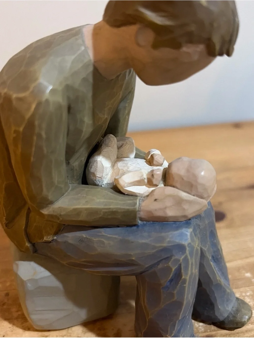 Willow Tree Figurine New Dad 2004 Demdaco DAD & BABY Artist Susan Lordi